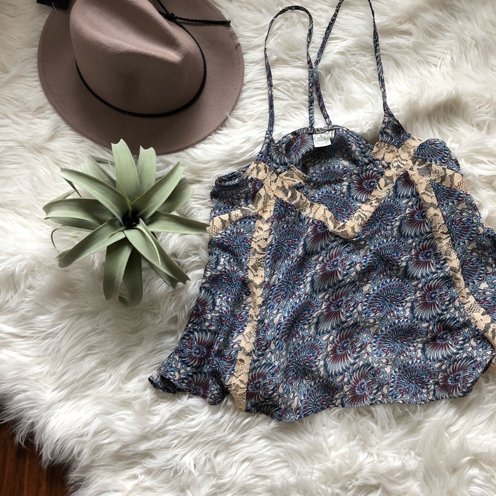 Paper Crane lace tank
